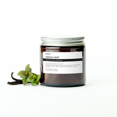 Vanilla Mint - Terralite Essential Oil Candle - Wellaroma
