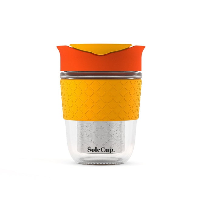 SoleCup Tea Steeper (orange/red)