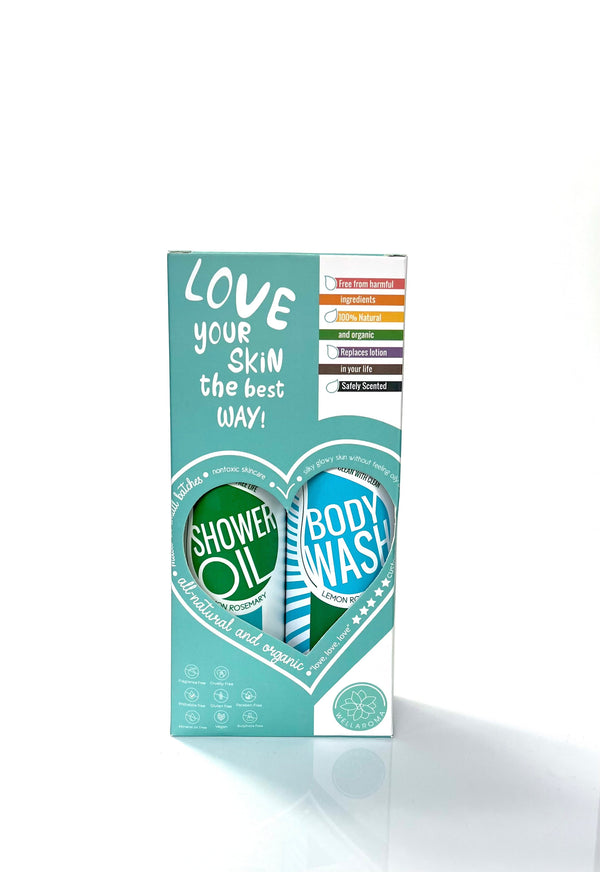 Shower Oil and Body Wash Set