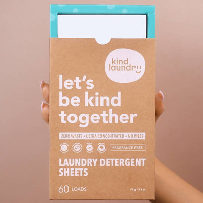 Zero Waste Laundry Detergent Sheets (Fragrance-Free) - Wellaroma