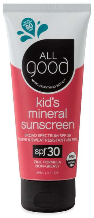 All Good Kids Mineral Sunscreen Lotion-3oz - Wellaroma